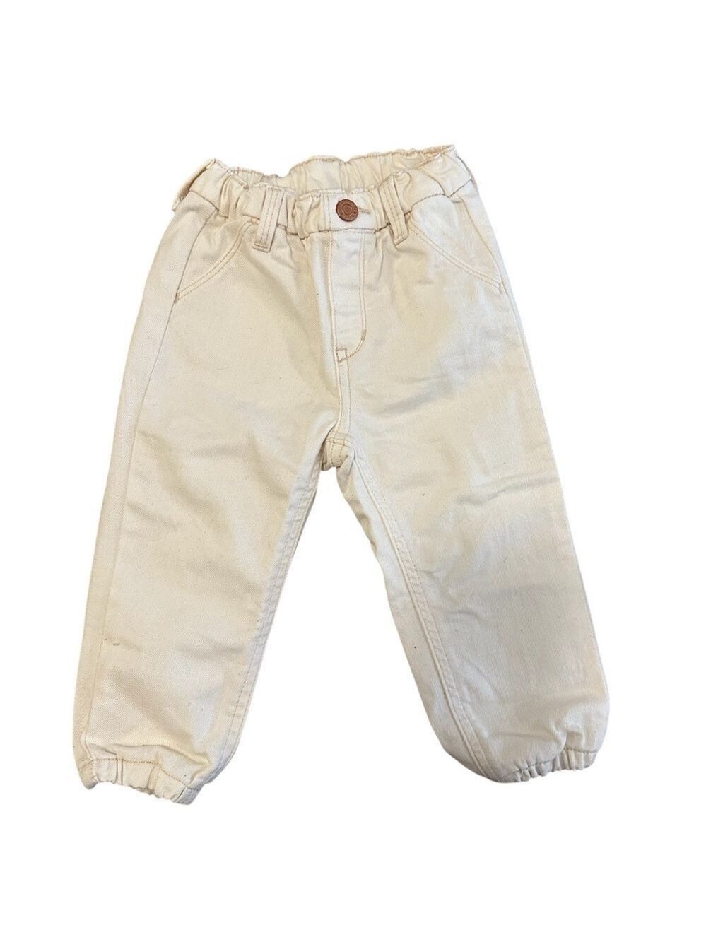 Old Navy Boyfriend Baby Unisex Soft Pull-On Elastic Waist Denim Jean Joggers